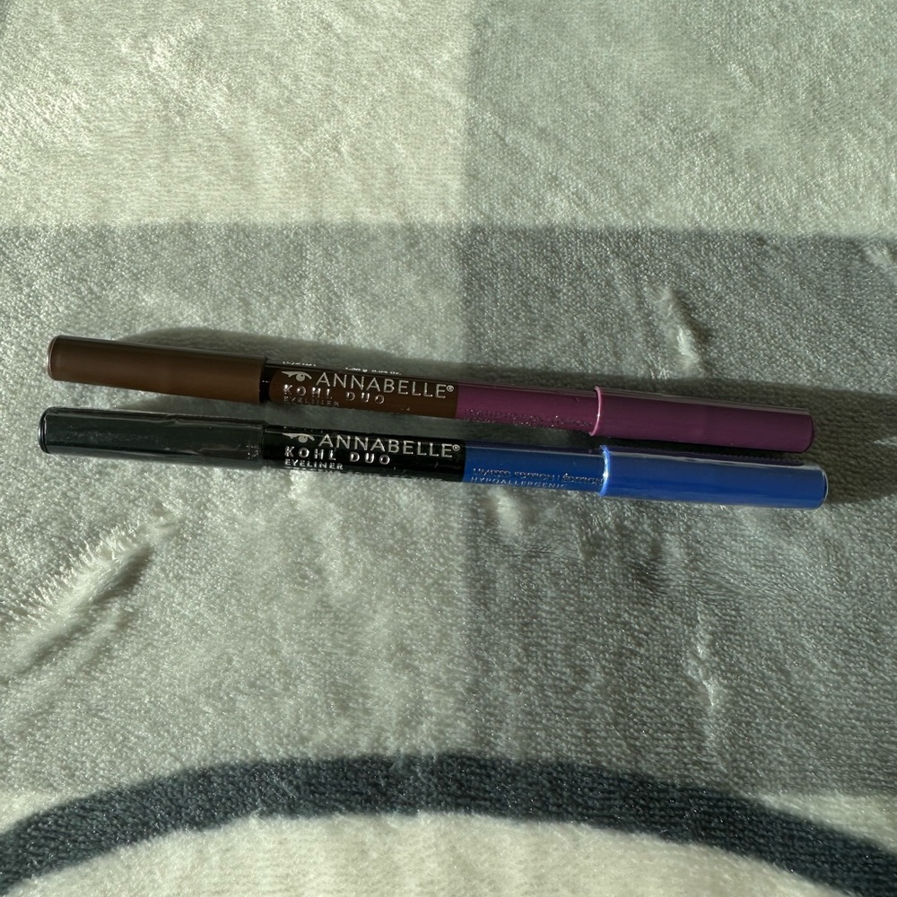 Annabelle Kohl Duo Eyeliner - Brown and Purple